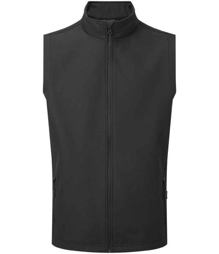 Premier Windchecker� Recycled Printable Soft Shell Gilet - BLK - 3XL
